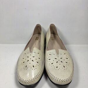 SAS Elegant Cream Loafers